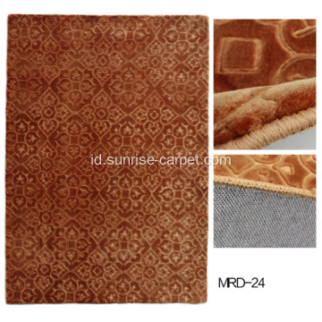 Wall to Wall Embossing Mink Carpet